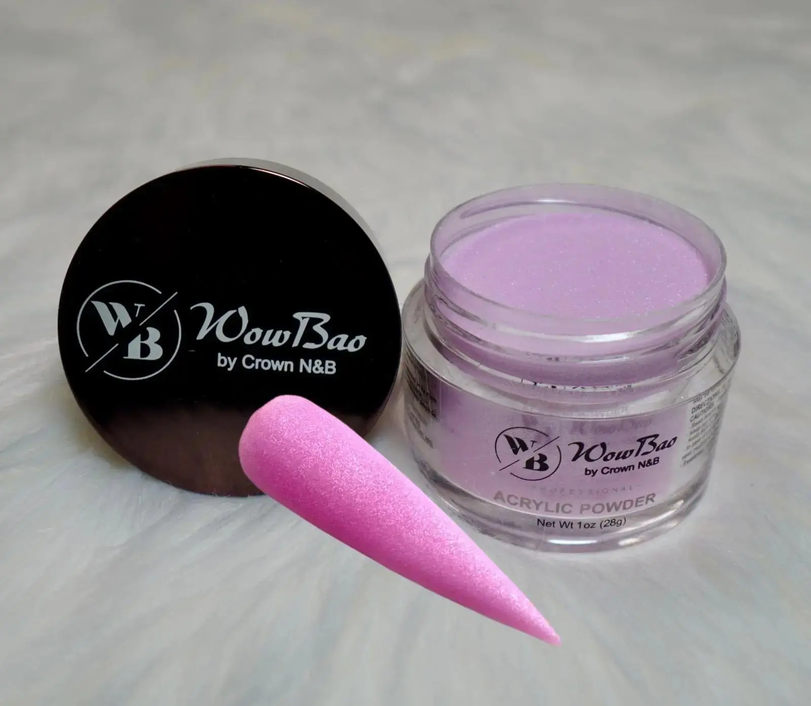 161 Pink Pearls 1oz/28g Wowbao Acrylic Powder