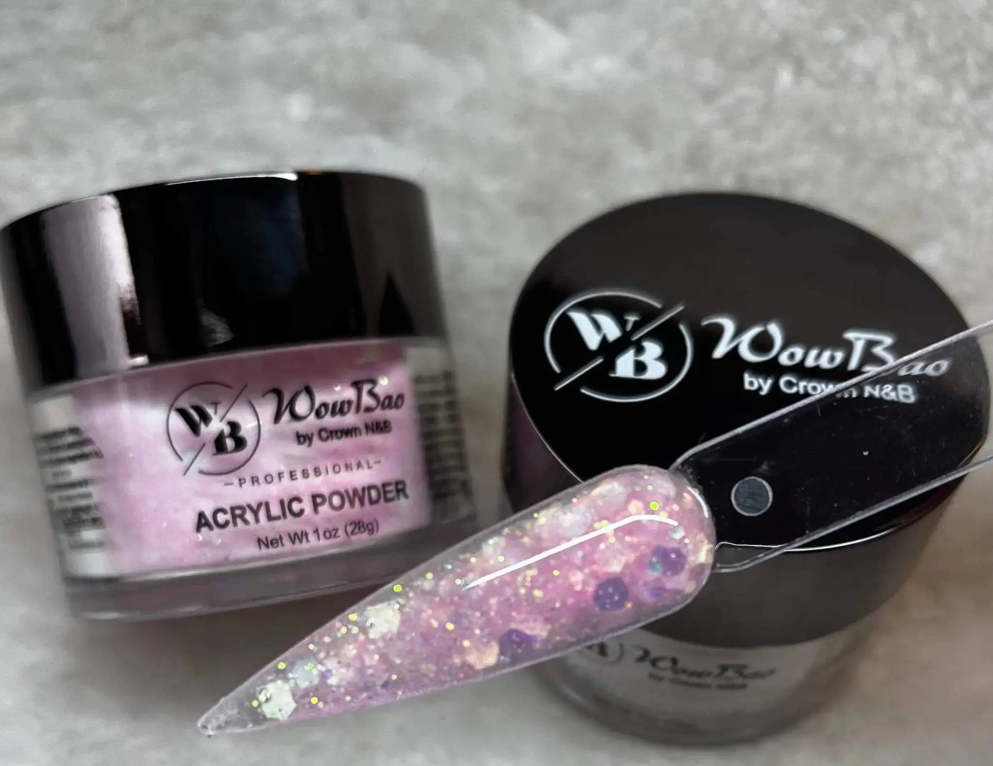 564 Stargazer Pink 1oz/28g wowbao acrylic powder