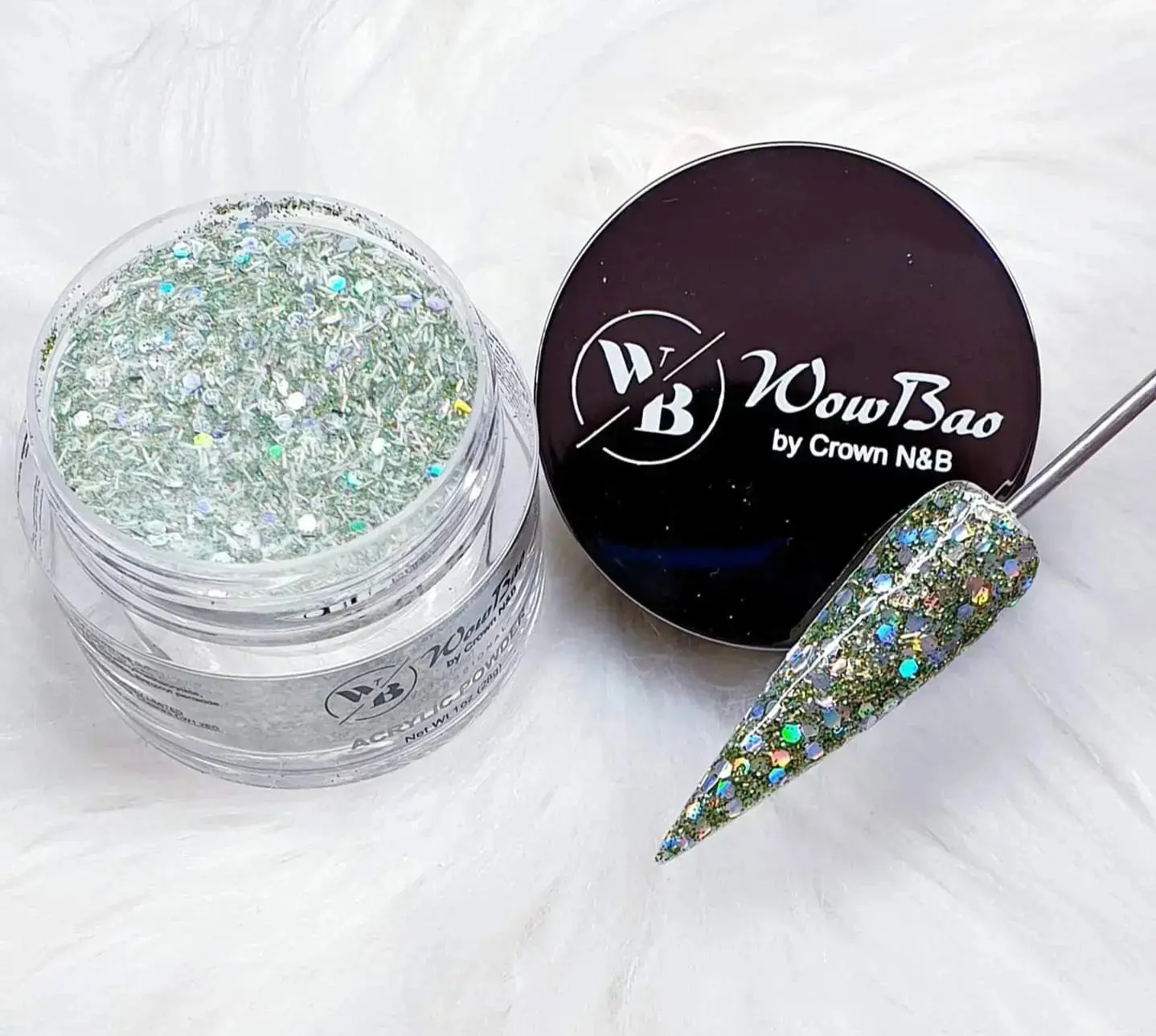 627 Grassy 1oz/28g Wowbao Acrylic Powder
