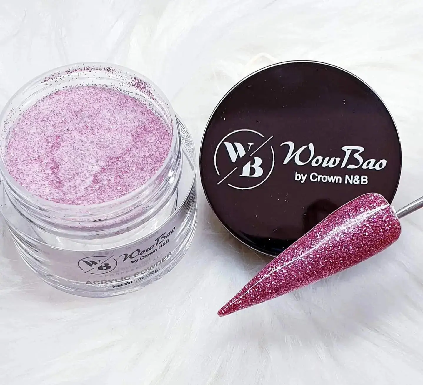 646 Forever Pink 1oz/28g Wowbao Acrylic Powder