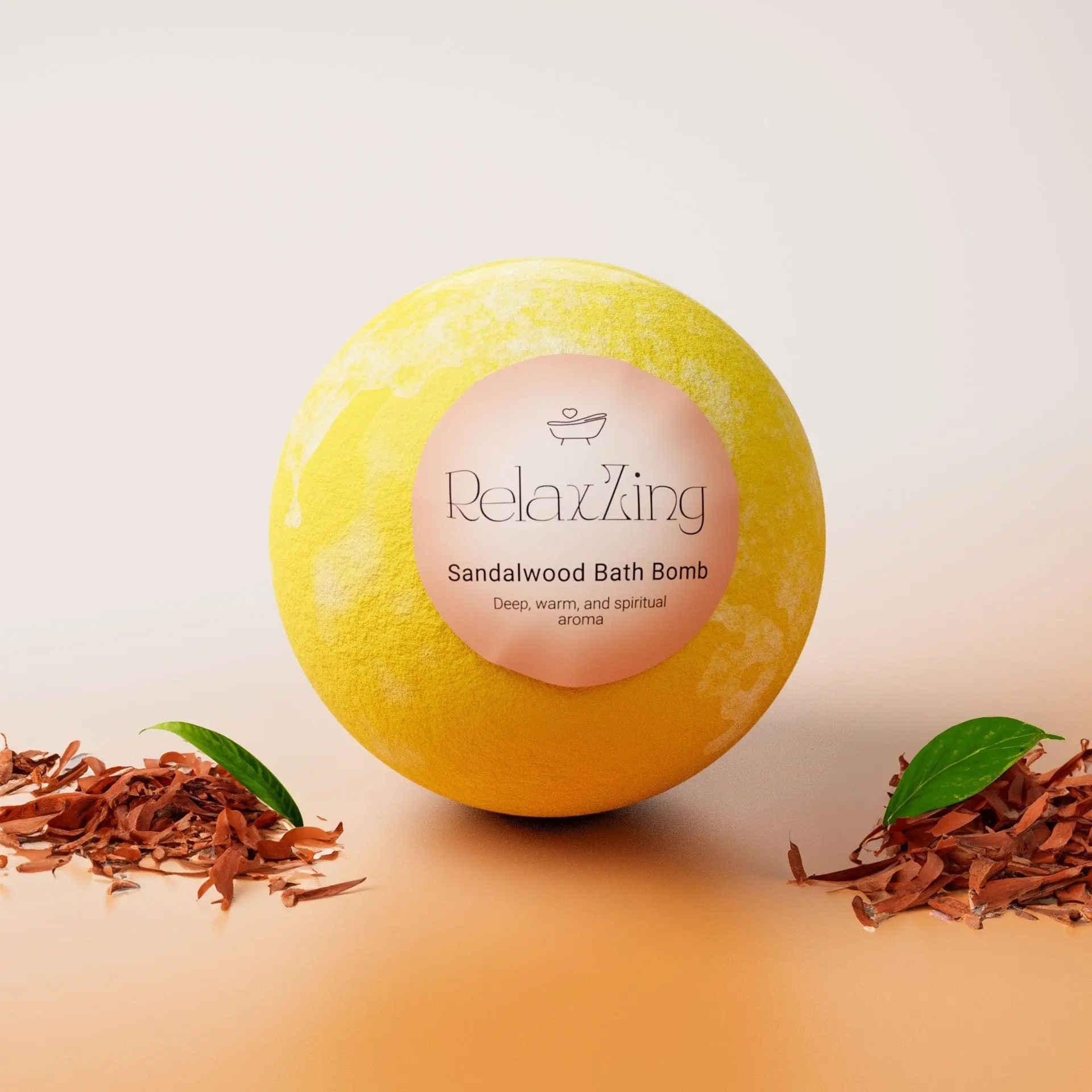 Amber Aura-Sandalwood Bathbomb