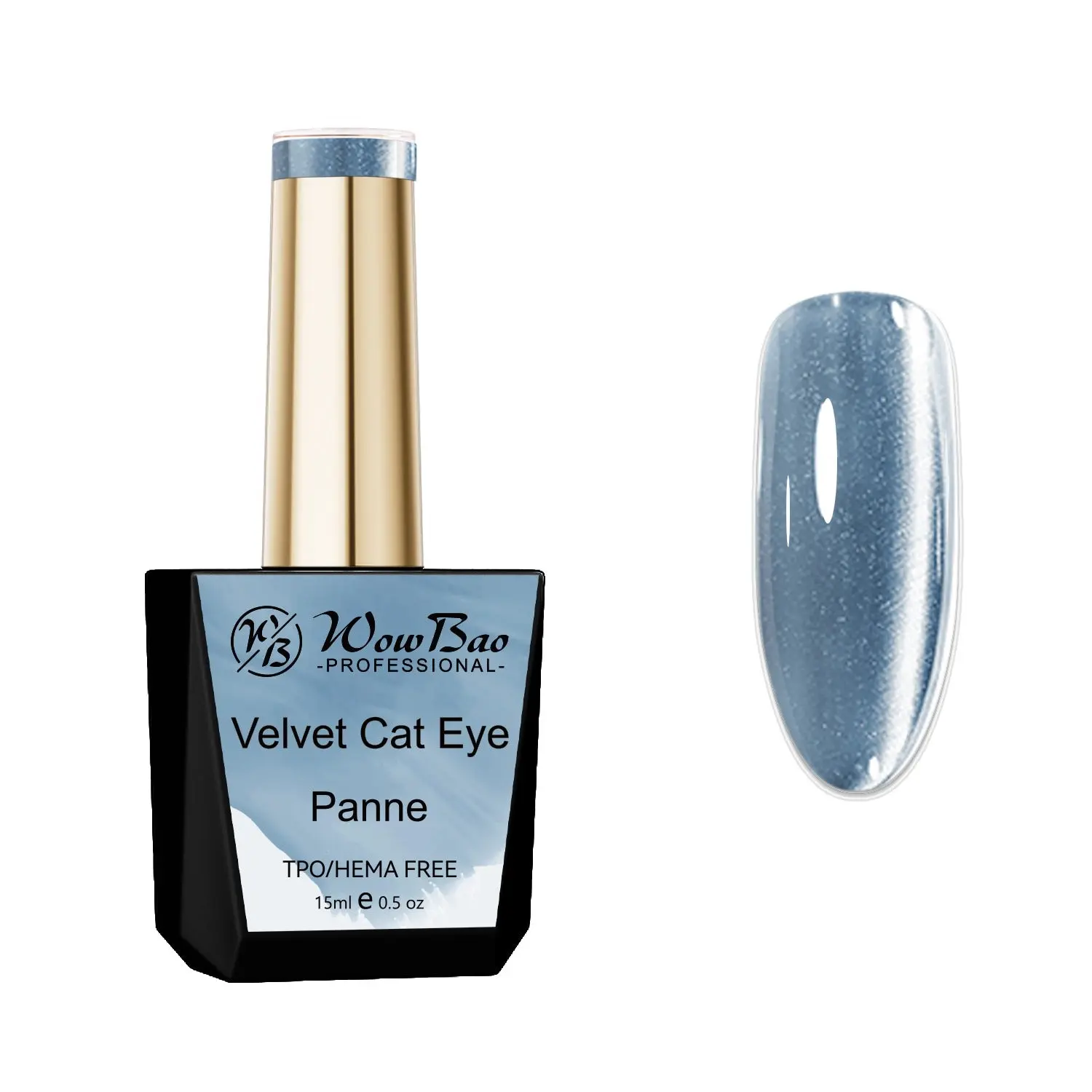 Velvet Cat Eye Panne - TPO / Hema-Free Gel Polish 15ml