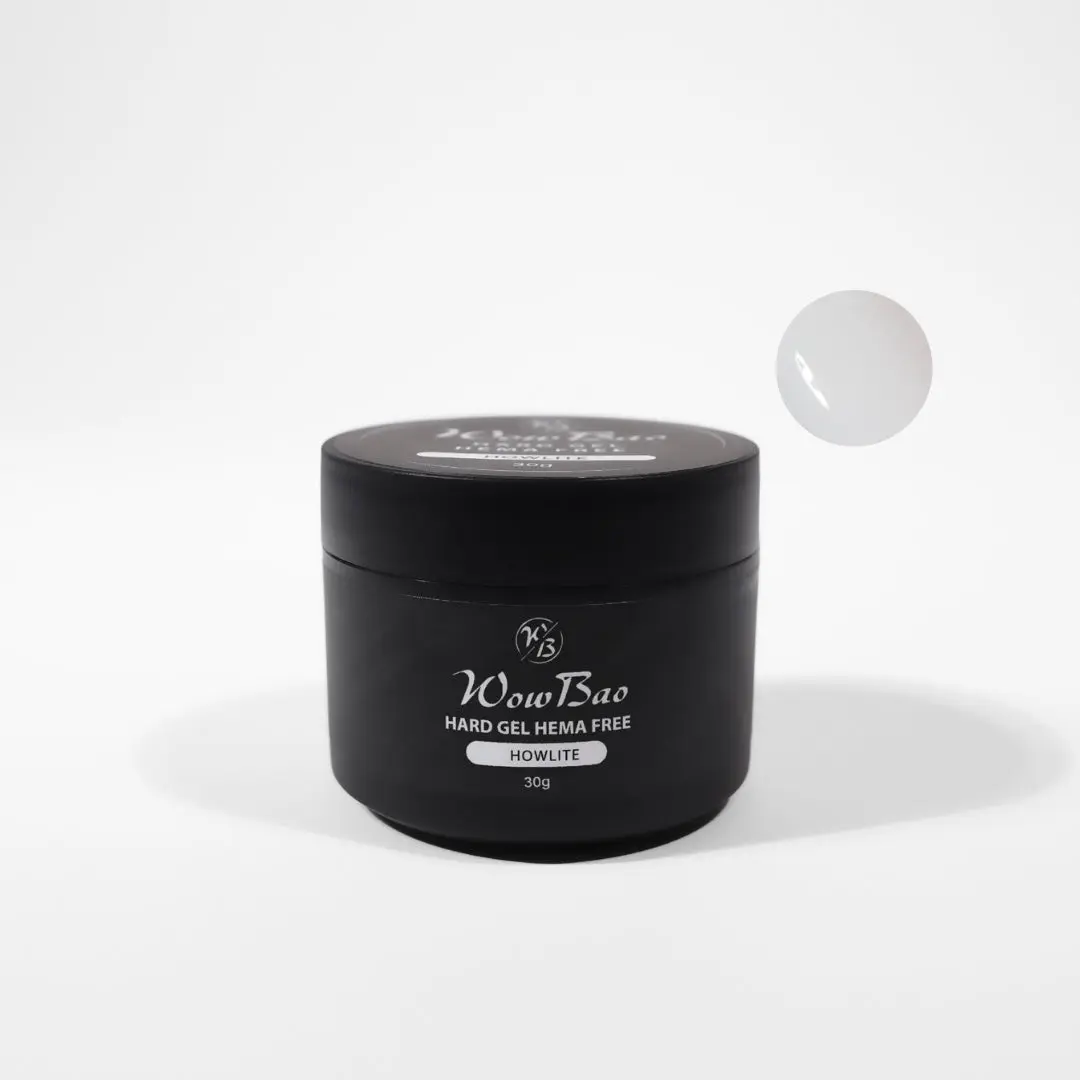 WowBao HEMA Free Hard Gel 30g -  01 HOWLITE (white) - Image 3