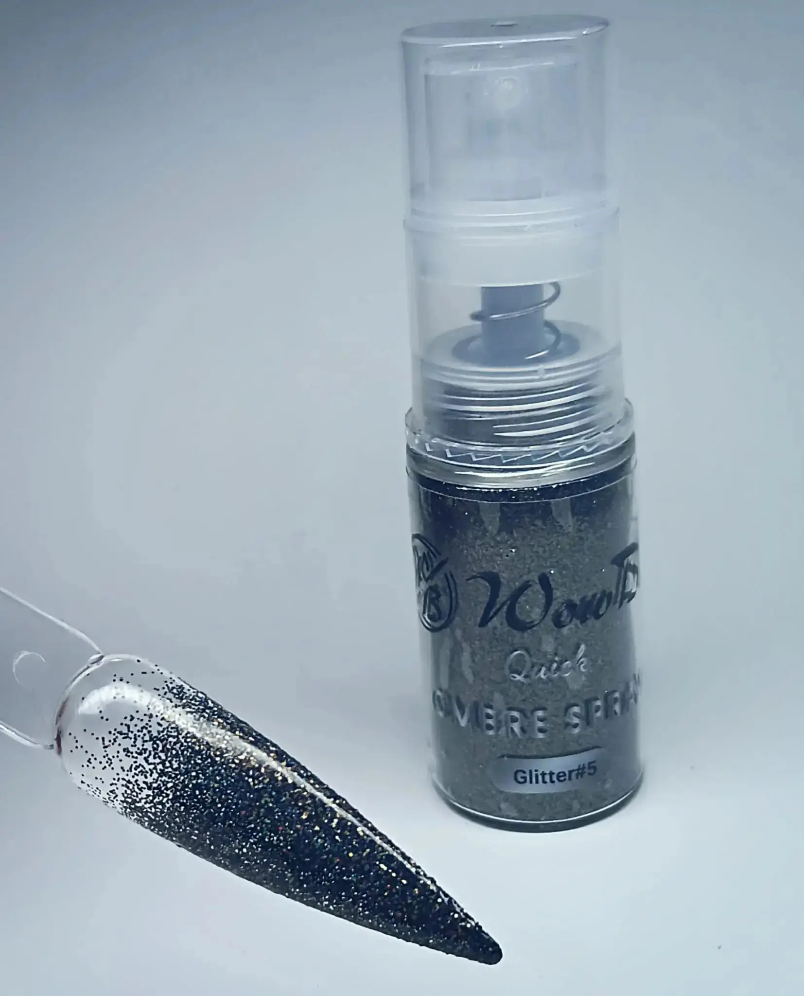 Quick Ombre Spray - Black Glitter 05