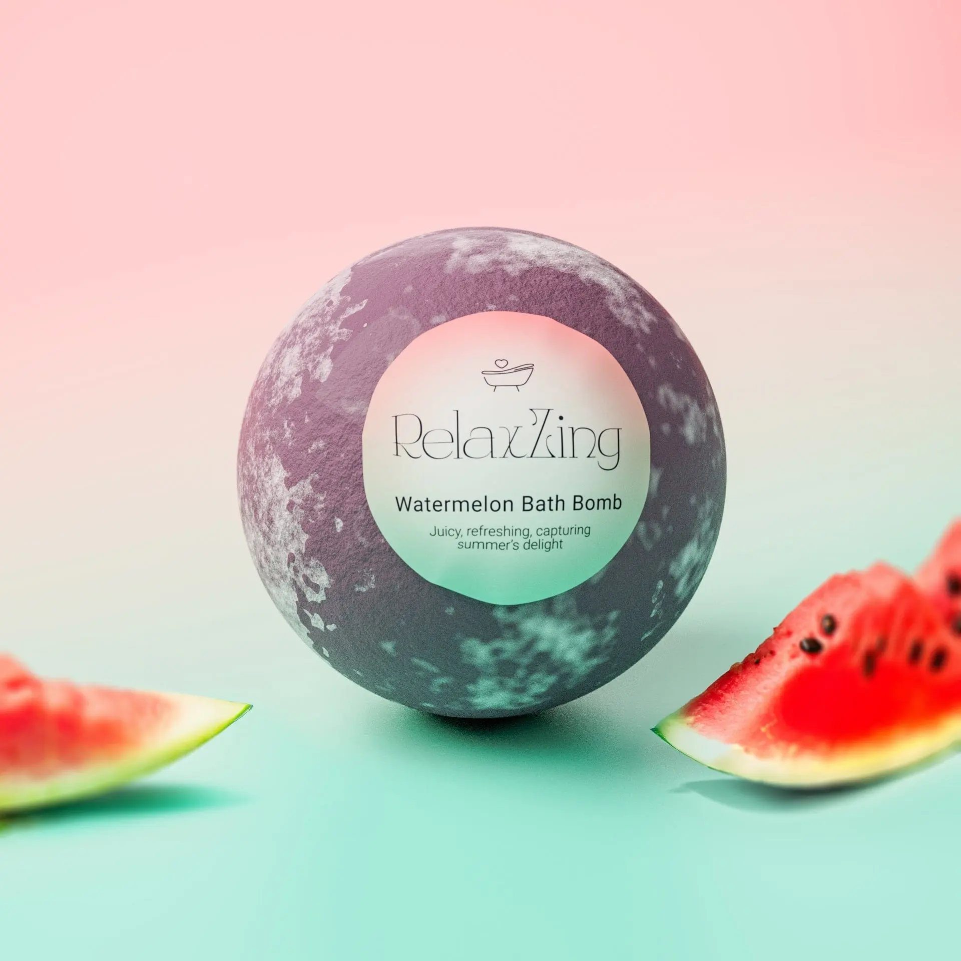 Summer Slice-Watermelon Bathbomb